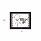 Dream Big 1 Black Framed Print Wall Art