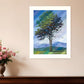 Catching Light as Time Passes 1 White Framed Print Wall Art