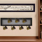 Set Of Two The Kitchen with Seven Peg Mug Rack 1 Black Framed Kitchen Wall Art