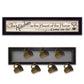 Set Of Two The Kitchen with Seven Peg Mug Rack 1 Black Framed Kitchen Wall Art