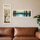 Set Of Two I met You or Living your Dreams 2 White Framed Print Wall Art