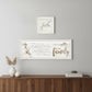 Set Of Two We are Family 2 White Framed Print Wall Art