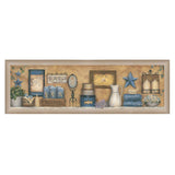 Starlight Bath 4 Brown Framed Print Bathroom Wall Art