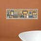 Starlight Bath 4 Brown Framed Print Bathroom Wall Art