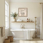 When All Else Fails 1 Brown Framed Print Bathroom Wall Art