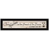 Kitchen Is The Heart of The Home 7 Black Framed Print Kitchen Wall Art