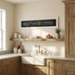 Chalkboard Kitchen 1 White Framed Print Kitchen Wall Art