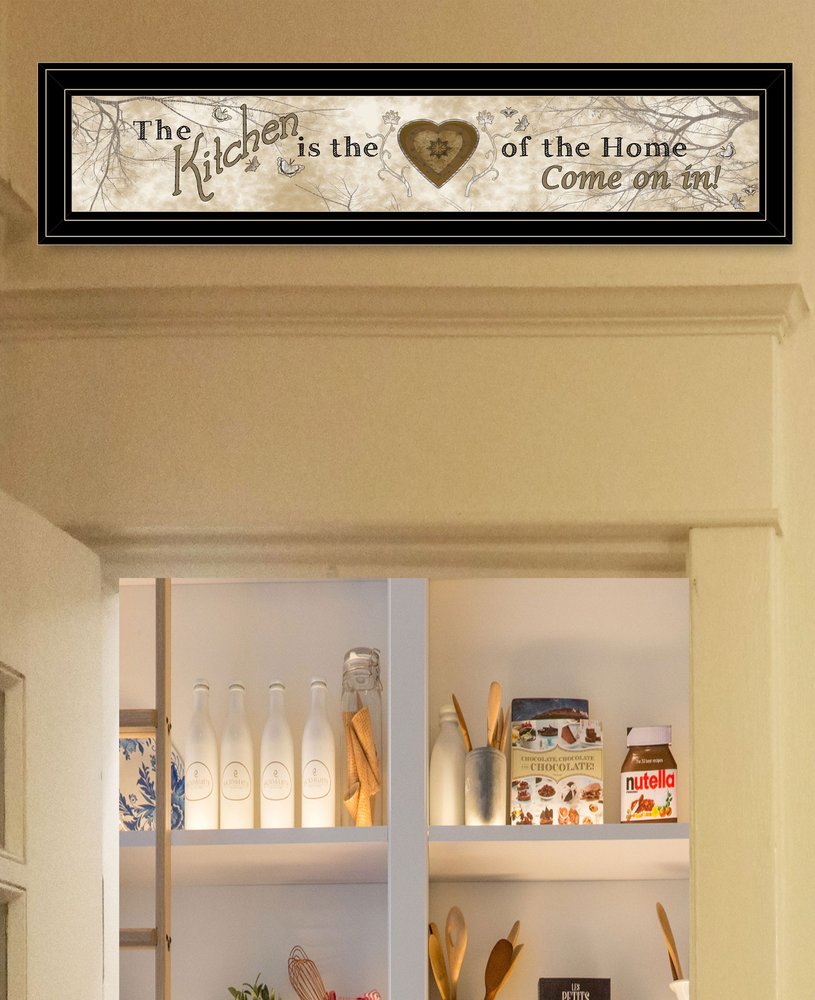 Vintage Kitchen 2 Black Framed Print Kitchen Wall Art