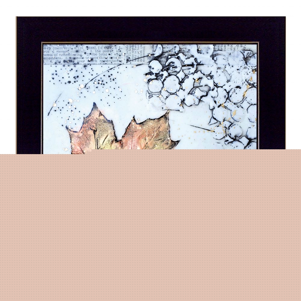 Channeling Fall 1 Black Framed Print Wall Art