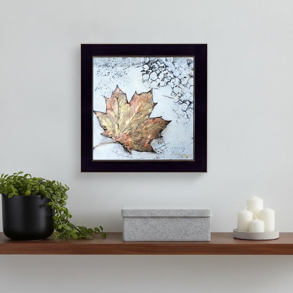 Channeling Fall 1 Black Framed Print Wall Art