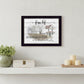 Farm Life 4 Black Framed Print Wall Art