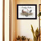 Country Chicks Rule 1 Black Framed Print Wall Art