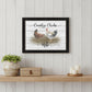 Country Chicks Rule 1 Black Framed Print Wall Art