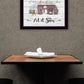 Let It Snow 1 Black Framed Print Wall Art