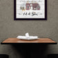 Let It Snow 1 Black Framed Print Wall Art