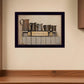 A Friend Loveth at All Time 1 Black Framed Print Wall Art