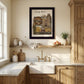 Country Kitchen 8 Black Framed Print Kitchen Wall Art