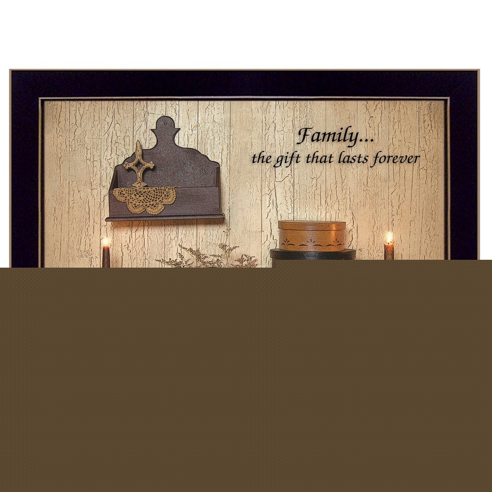 Forever Family 1 Black Framed Print Wall Art