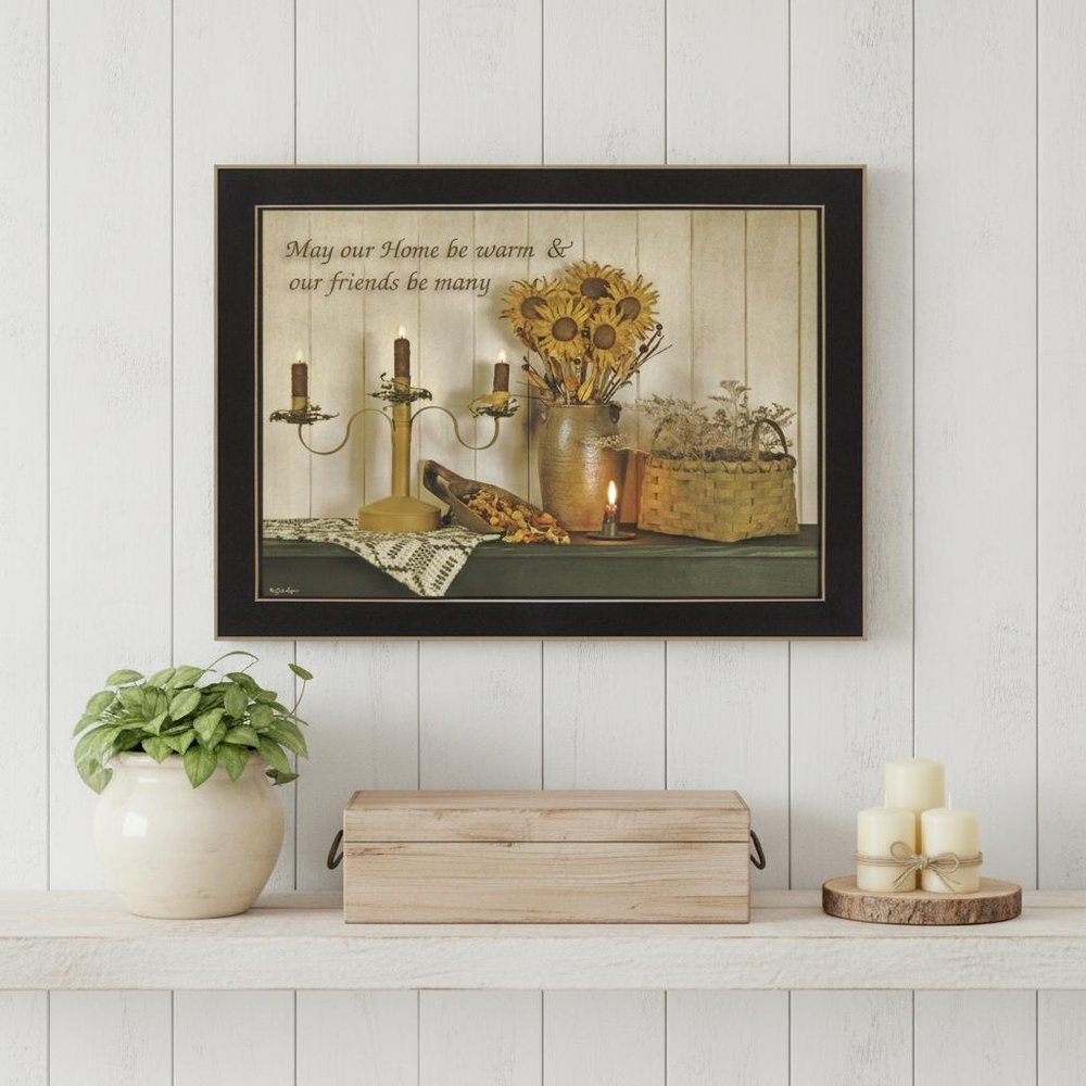Our Home 1 Black Framed Print Wall Art