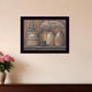 Love Abides Here Shelf 1 Black Framed Print Wall Art