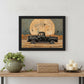 Harvest Moon 1 Black Framed Print Kitchen Wall Art