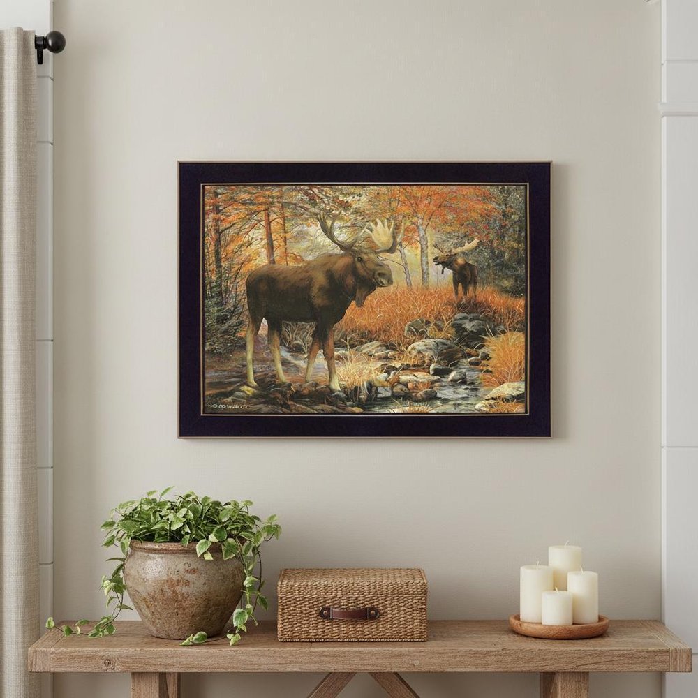 Call of the Wild 1 Black Framed Print Wall Art