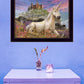 Royal Unicorn 1 Black Framed Print Wall Art