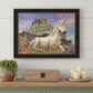 Royal Unicorn 1 Black Framed Print Wall Art
