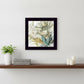 Sea glass Garden II 1 Black Framed Print Wall Art