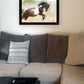 Wild Horses Black Framed Print Wall Art