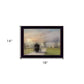 Morning Exercise 1 Black Framed Print Wall Art