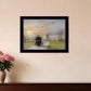 Morning Exercise 1 Black Framed Print Wall Art
