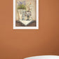 Bath 1 White Framed Print Bathroom Wall Art