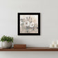 Transitional Blooms I 1 Black Framed Print Wall Art