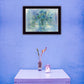 Susies Blue 1 Black Framed Print Wall Art
