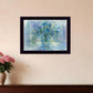 Susies Blue 1 Black Framed Print Wall Art