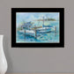 Dockside 1 Black Framed Print Wall Art
