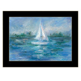A Day In the Life 1 Black Framed Print Wall Art