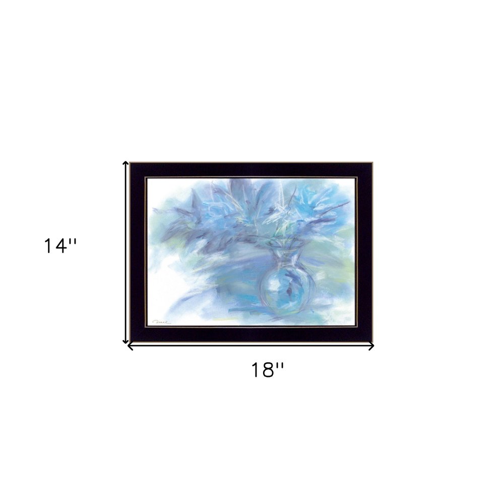 Morning Glory 1 Black Framed Print Wall Art