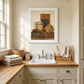 Laundry Soap 1 White Framed Print Bathroom Wall Art