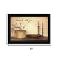 Peace Be with You Black Framed Print Wall Art