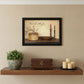 Peace Be with You Black Framed Print Wall Art