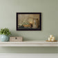 Basket of Flowers 3 Black Framed Print Wall Art