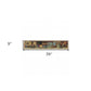 Country Bath Shelf 5 Brown Framed Print Bathroom Wall Art