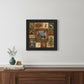 At the Cabin Black Framed Print Wall Art