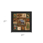 At the Cabin Black Framed Print Wall Art