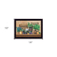 Antiques and Herbs Black Framed Print Kitchen Wall Art