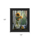 Morning Flower 2 Black Framed Print Wall Art