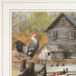 Down on the Farm I White Framed Print Wall Art