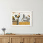 Down on the Farm II White Framed Print Wall Art